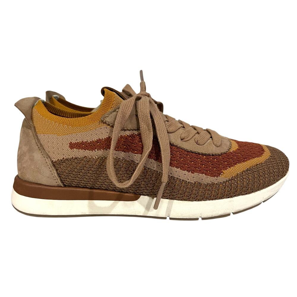 Gentle Souls Kenneth Cole Juno Knit Sneaker Brown Multi Knit Women’s Size 7.5